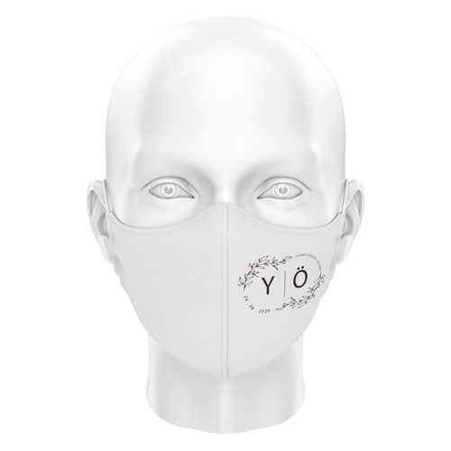 Düğünlere Özel Dijital Maske 01