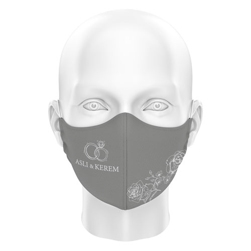 Düğünlere Özel Dijital Maske 05