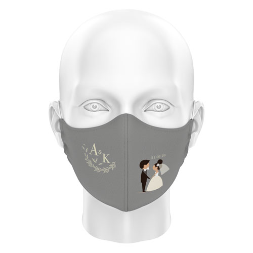 Düğünlere Özel Dijital Maske 06