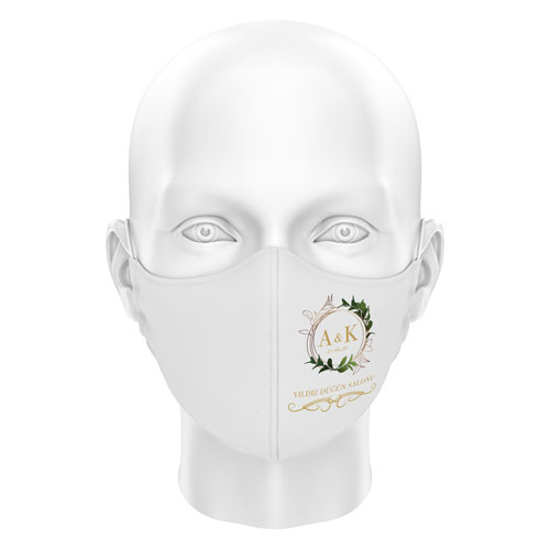 Düğünlere Özel Dijital Maske 07