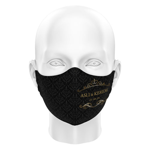 Düğünlere Özel Dijital Maske 08