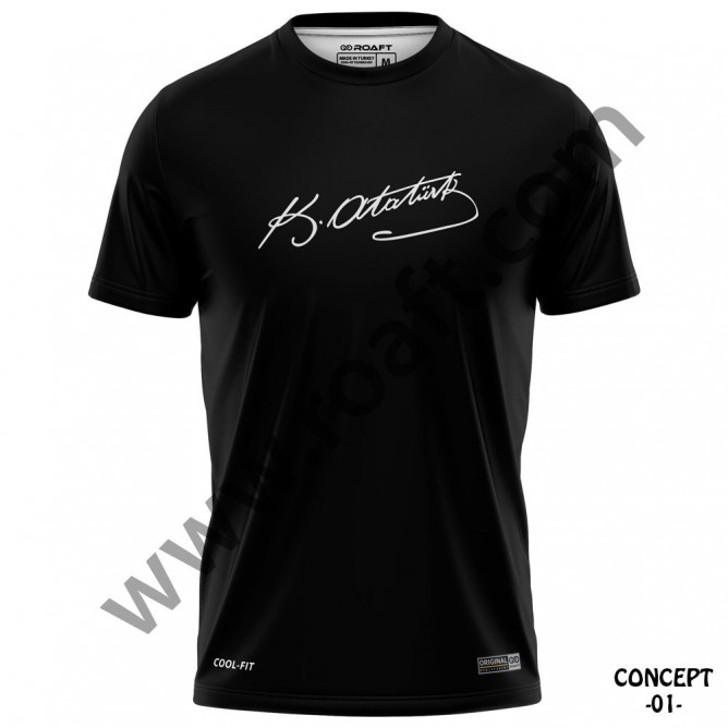 Atatürk Signed Printed T-Shirt