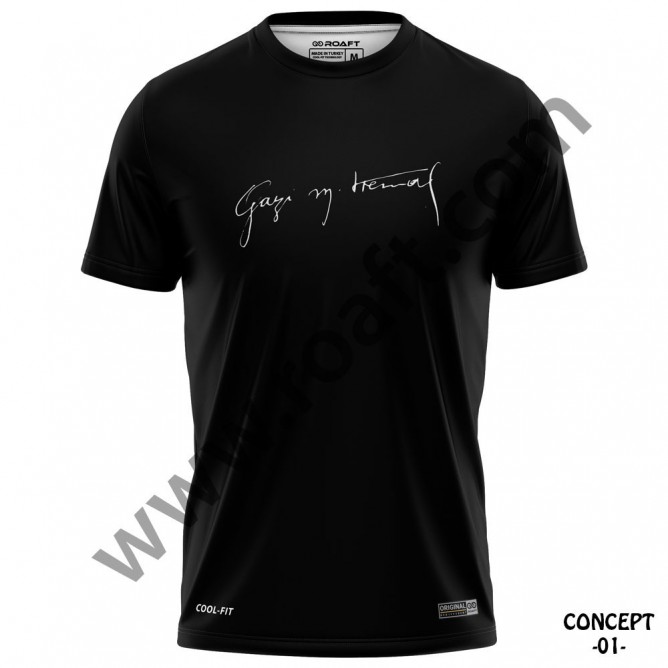 Atatürk Signed Printed T-Shirt 2 Atatürk Signed Printed T-Shirt 2