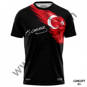 Atatürk Signed Printed T-Shirt 2 Atatürk Signed Printed T-Shirt 2