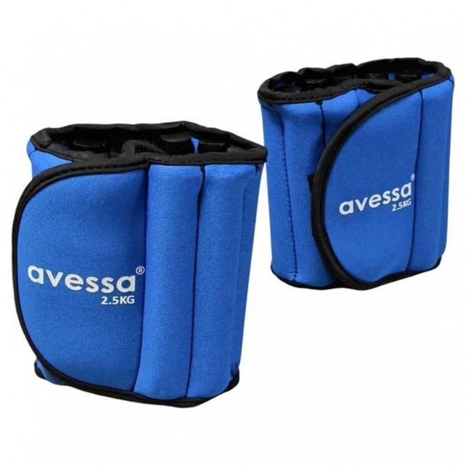 Avessa AWK-10 Adjustable Ankle Weights 2x2 5kg