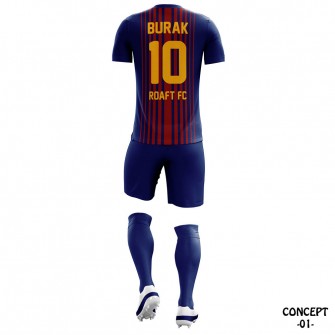 FC Barcelona 2017-18 Futbol Takım Forması FC Barcelona 2017-18 Futbol Takım Forması