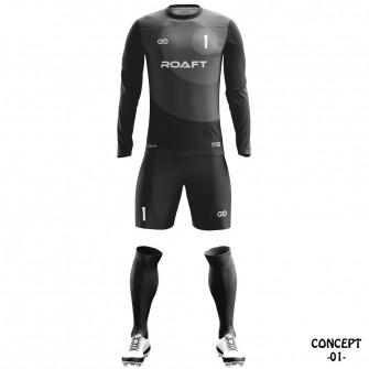 Round Soccer Team Goalkeeper Jersey