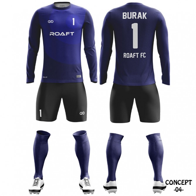 Round Soccer Team Goalkeeper Jersey Round Soccer Team Goalkeeper Jersey