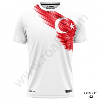 Turkish Flag Printed T-Shirt Turkish Flag Printed T-Shirt